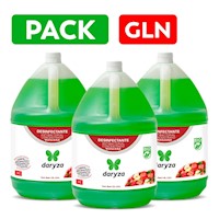 3x2 Desinfectante Antibacterial Manzana Daryza x 3.8 L